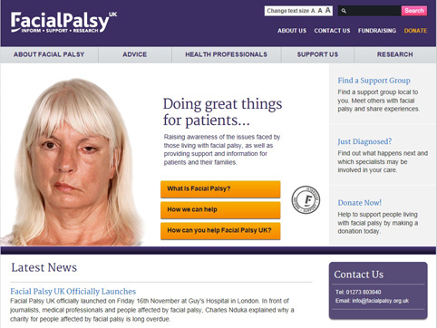 Facial Palsy UK Website