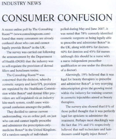 Industry News - Consumer Confusion