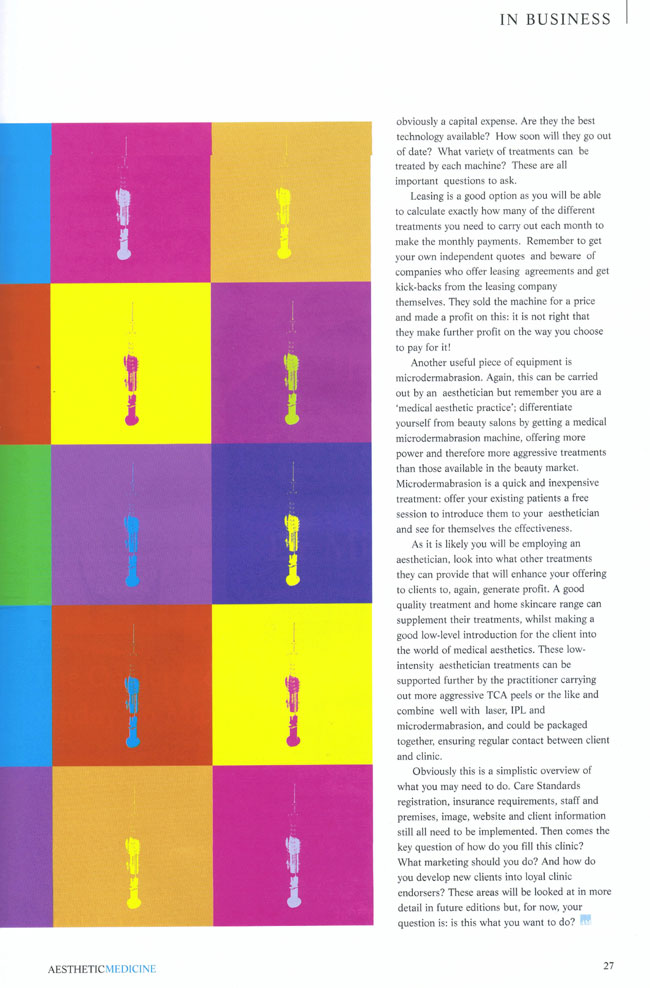 Aesthetic Medicine March 2006 Page 2