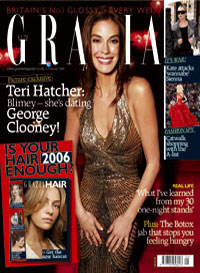 Grazia 6th February 2006 Cover