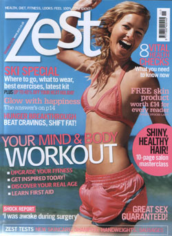 Zest Magazine November 2006 Cover