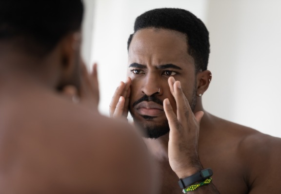 Men's skincare routine