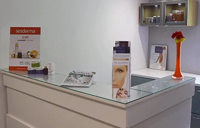 Our reception area
