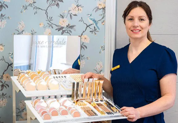Clare’s Cosmetic Skin Centre Left Banner