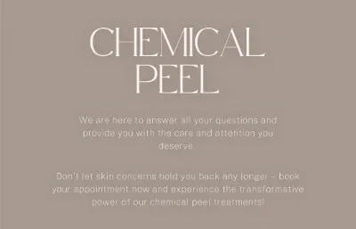 Chemical peel information
