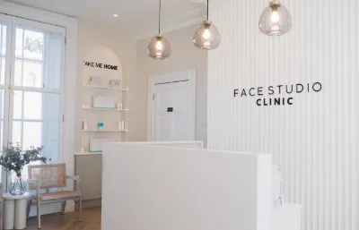 Face studio clinic reception area