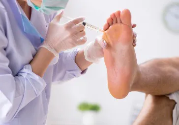 Foot Cushioning With Dermal Fillers