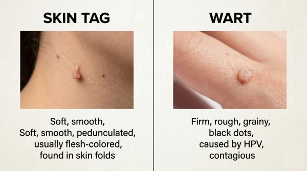Skin Tags Vs Warts