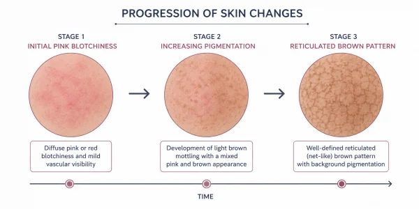 Toasted Skin Syndrome Changes To Skin