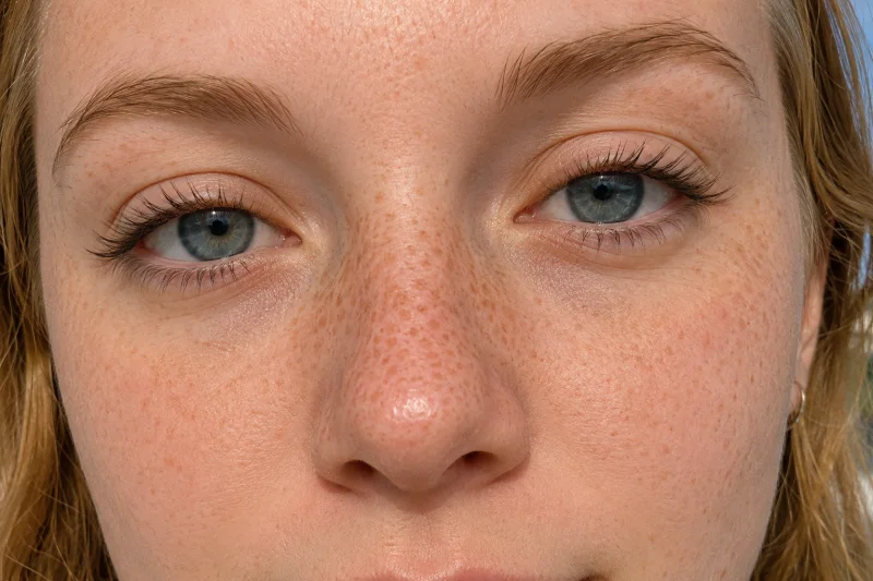 Freckled girl