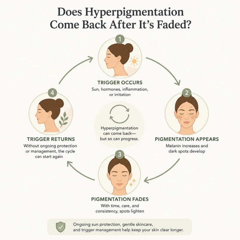 Understanding recurring hyperpigmentation cycle
