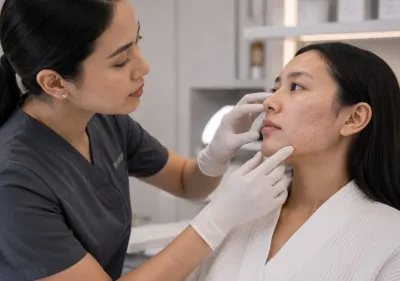 During Hyperpigmentation Treatment Image