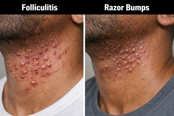 Folliculitis and razor bumps