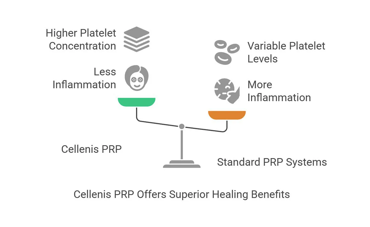 Cellenis PRP offers Superior Healing Benefits 