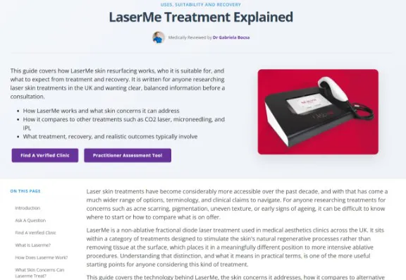 A New Patient-Facing Guide for LaserMe A New Patient-Facing Guide for LaserMe
