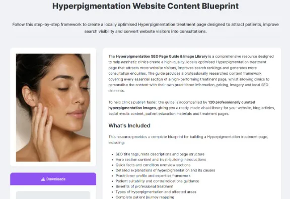 New: The Hyperpigmentation SEO Page Guide for Clinics New: The Hyperpigmentation SEO Page Guide for Clinics