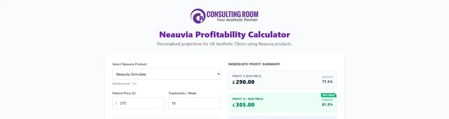 New Dermal Fillers Profitability Calculator Now Live – Understand Your Real ROI