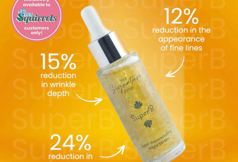 5 Squirrels Announces Launch of SuberB Longevity Night Serum