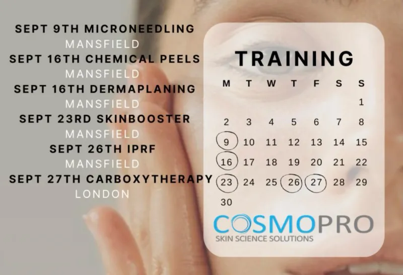 Schools Back and So Are September Courses at Cosmopro