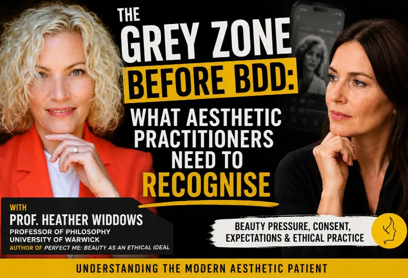 The Grey Zone Before BDD: What Aesthetic Practitioners Need to Recognise