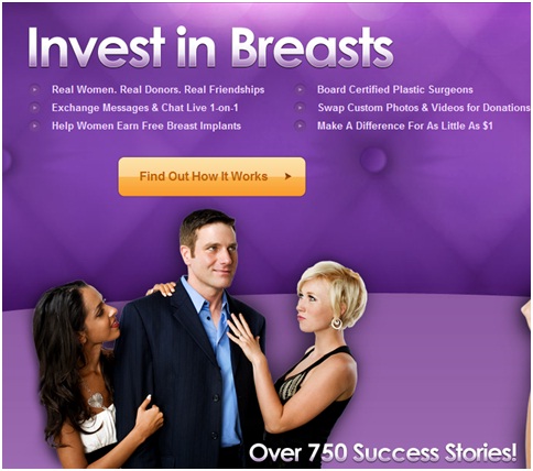 Breast implant dating site