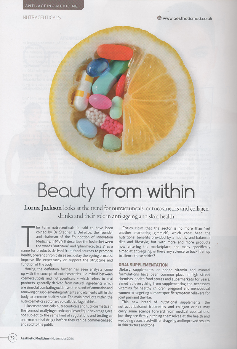 Aesthetic Medicine November page 72