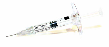 Redexis dermal filler syringe