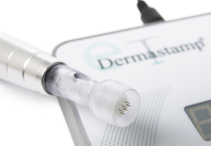 The eDermastamp needle head